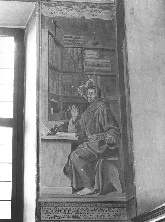 ritratto di Giovanni Duns Scoto (dipinto) di Emanuele da Como (sec. XVII)