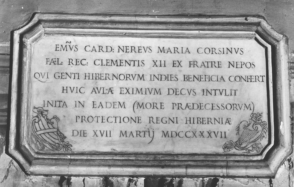 lapide documentaria - ambito Italia centrale (sec. XVII)