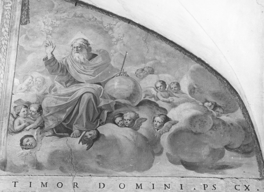Dio Padre benedicente (dipinto) di Emanuele da Como (sec. XVII)