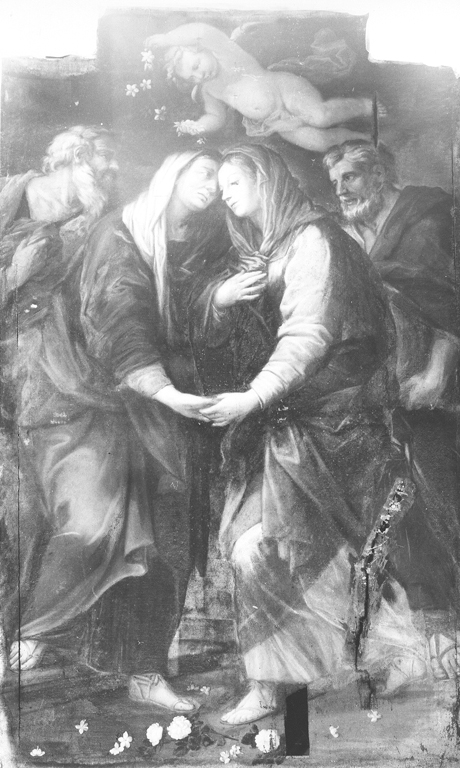 visitazione (dipinto) - ambito Italia centrale (metà sec. XVII)
