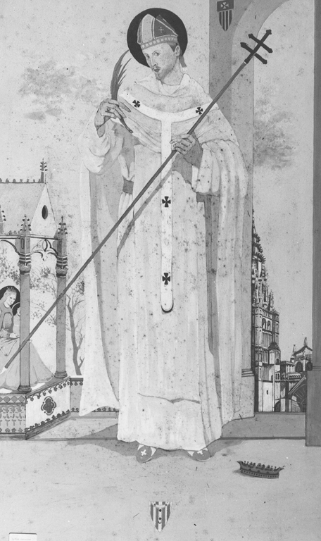 Beato Sancio de Aragona (dipinto) di Del Chiappa Beppe (sec. XX)