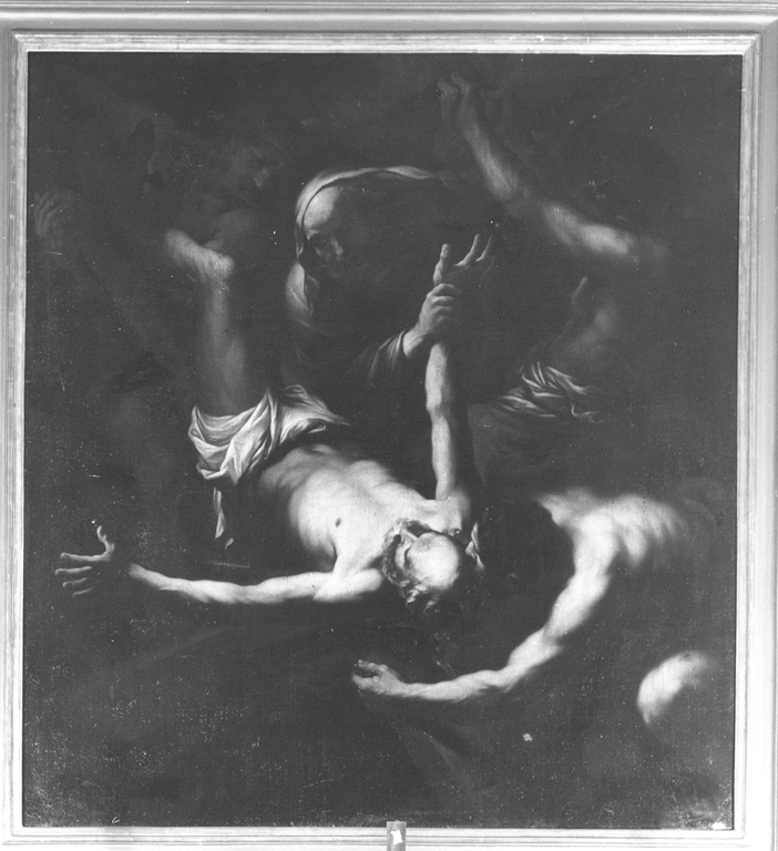 crocifissione di San Pietro (dipinto) di Reni Guido (scuola) (prima metà sec. XVII)