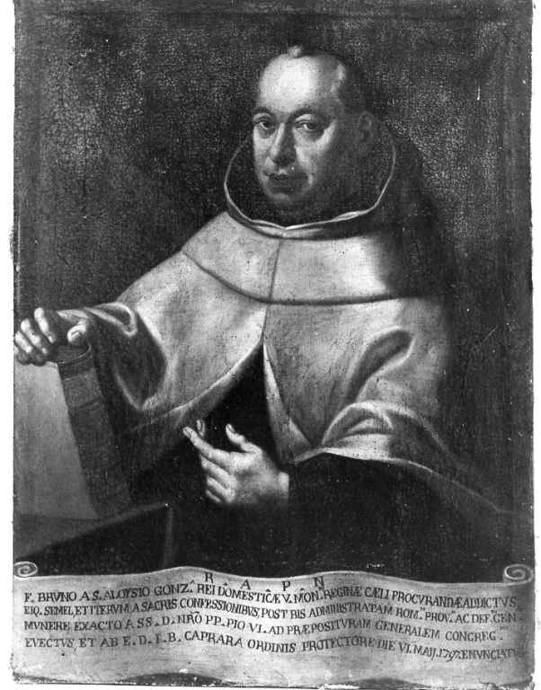 Ritratto di Padre Bruno di San Luigi (miniatura) - ambito romano (fine/inizio secc. XVII/ XVIII)