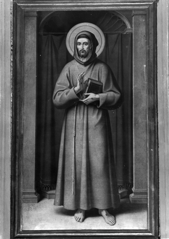 San Francesco d'Assisi (dipinto) di Kuchler Albert detto Fra Pietro da Copenhagen (sec. XIX)
