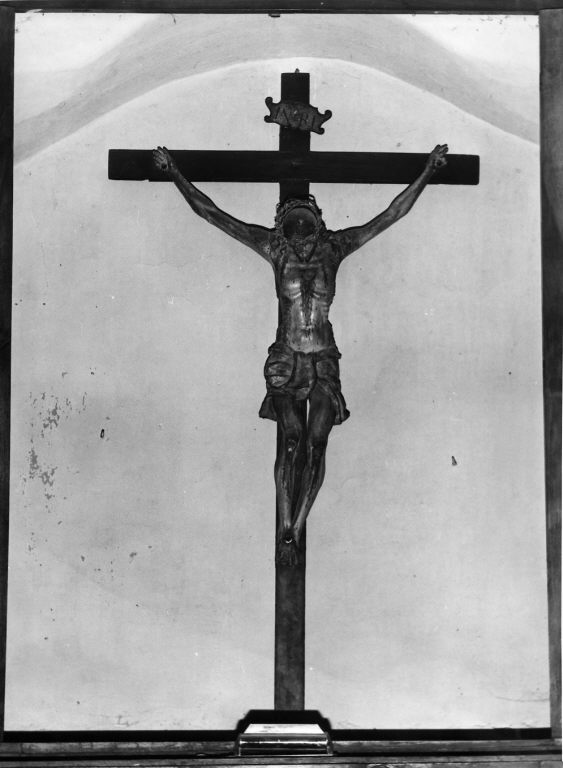 Cristo crocifisso (scultura) - ambito romano (sec. XVIII)