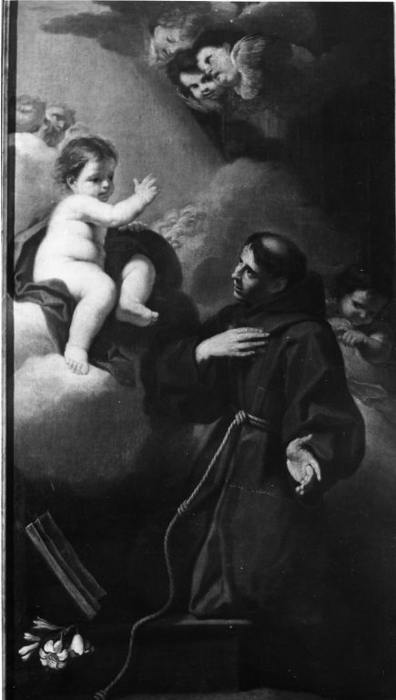 Sant'Antonio da Padova (dipinto) di Garzi Luigi (sec. XVII)