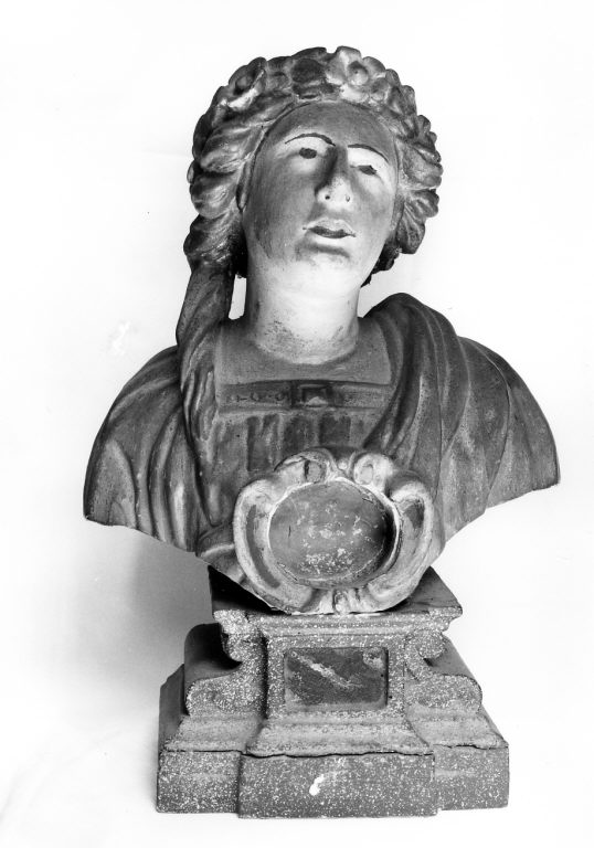 Santa (busto) - ambito romano (sec. XVII)