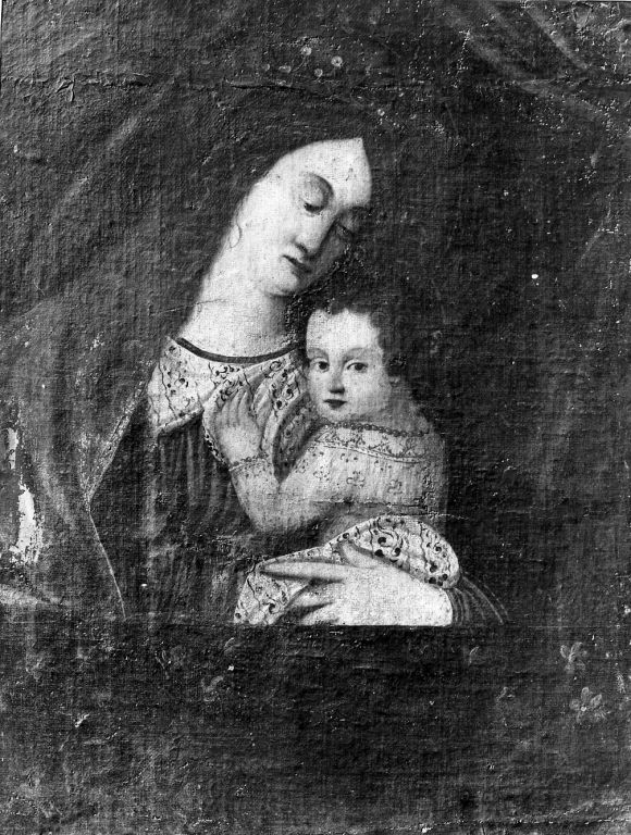 Madonna con Bambino (dipinto) - ambito romano (sec. XVII)