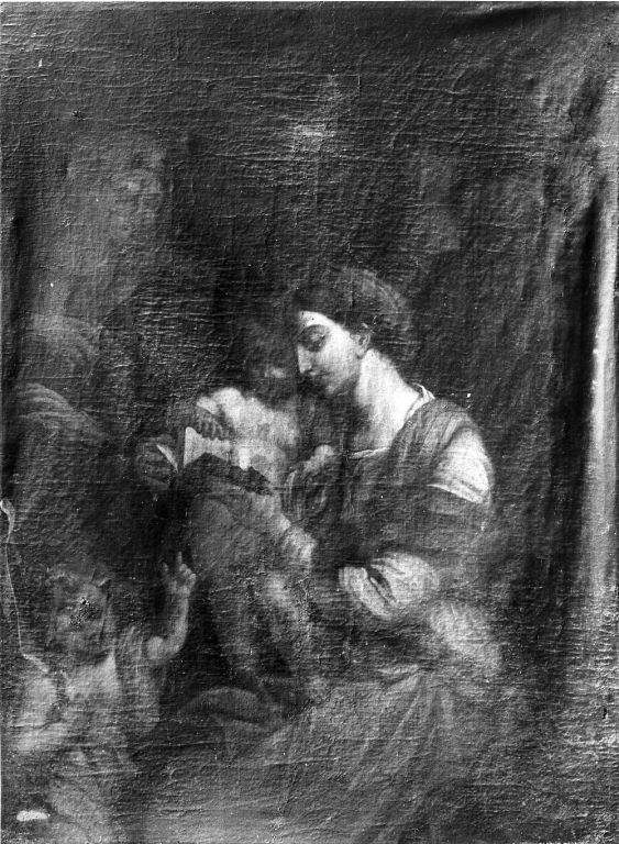 Sacra Famiglia (dipinto) - ambito romano (sec. XVII)