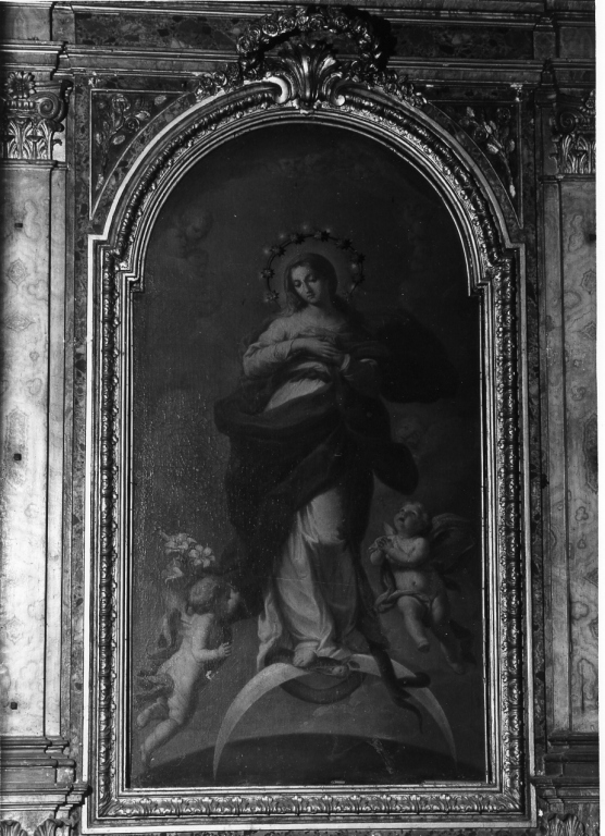 Immacolata Concezione (dipinto) di Preciado de la Vega Francisco (sec. XVIII)