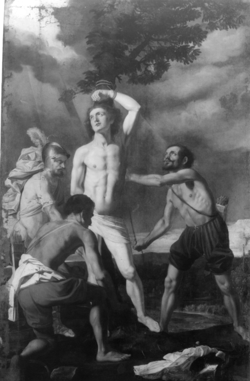 martirio di San Sebastiano (dipinto) di Sigismondi Pietro (sec. XVII)