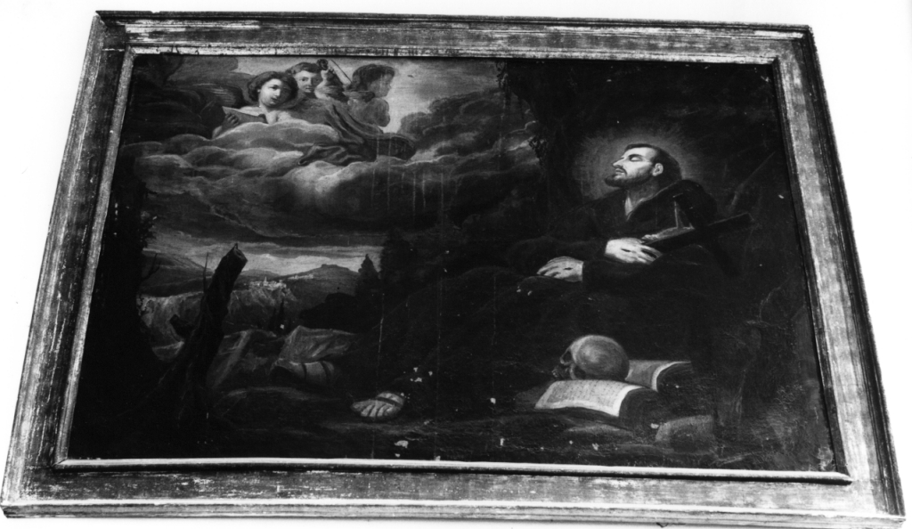 estasi di San Francesco di Sales (dipinto) - ambito romano (fine/inizio secc. XVIII/ XIX)