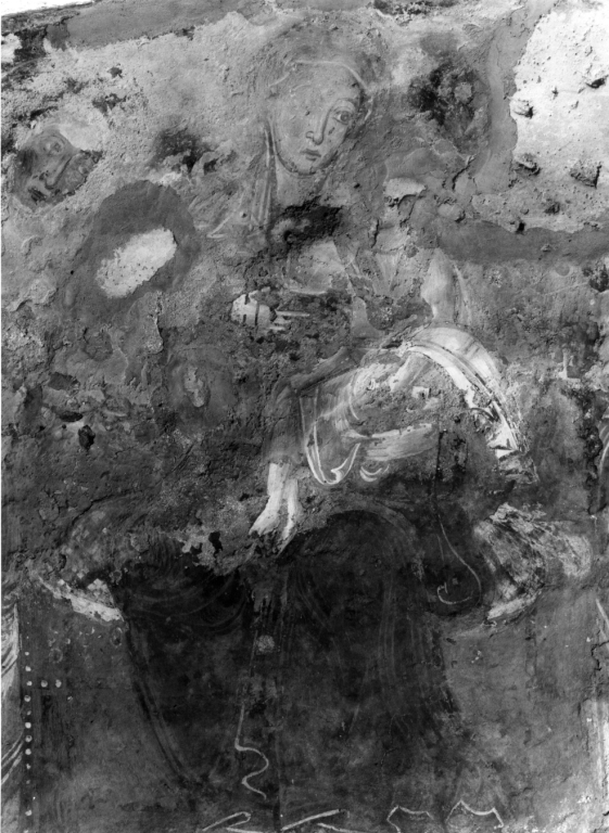 Madonna con bambino e angeli (dipinto) - ambito romano (sec. XIII)