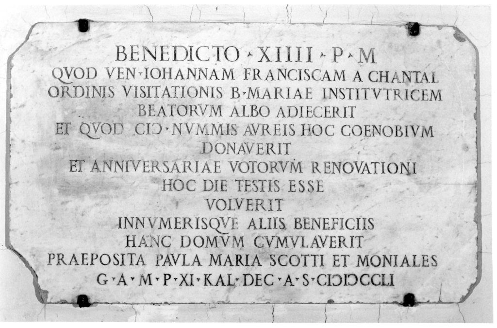 lapide - ambito romano (sec. XVIII)