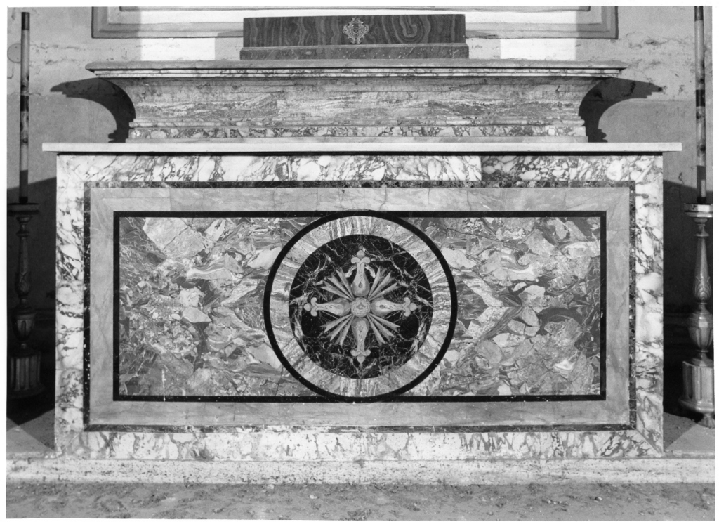 altare - ambito romano (seconda metà sec. XVIII)