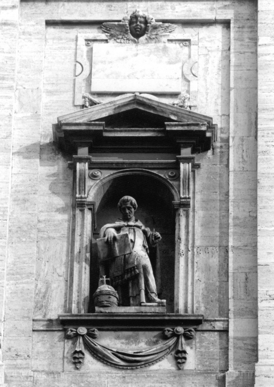San Gregorio (scultura) di Paracca Giovanni Antonio detto Valsoldino (sec. XVII)