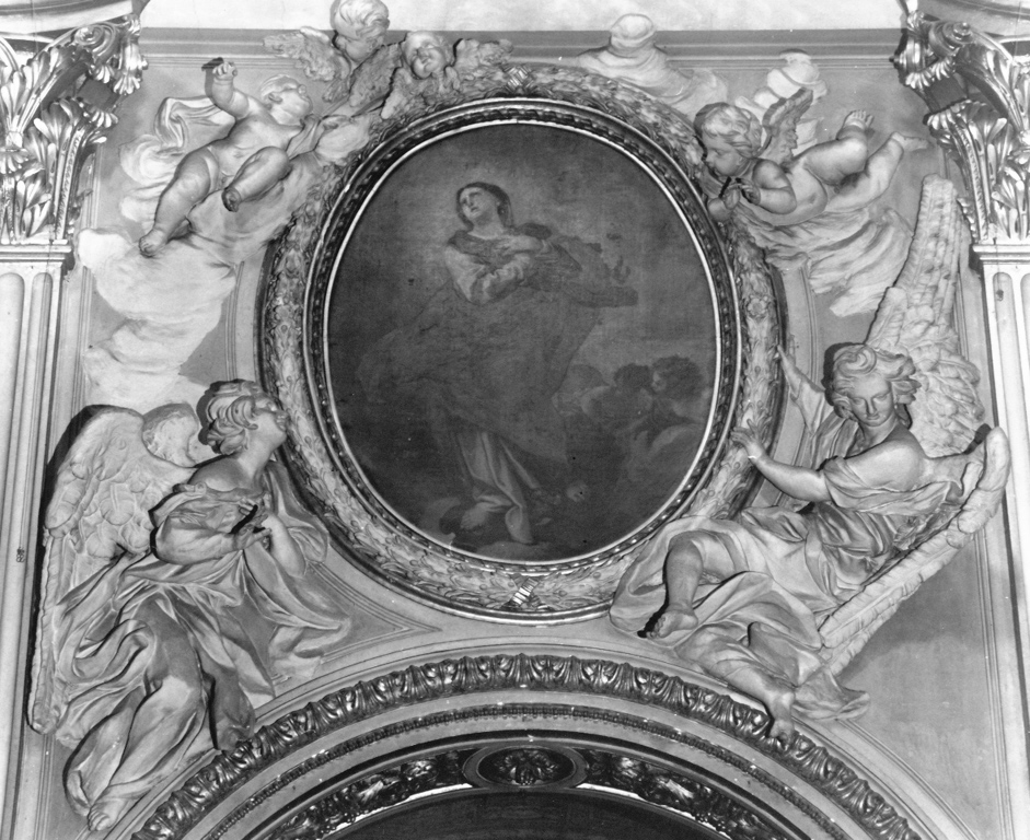 angeli reggicornice (rilievo) di Cametti Bernardino (sec. XVII)