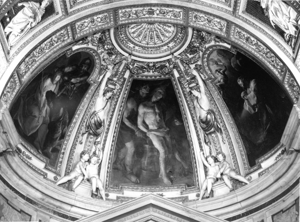 flagellazione di Cristo (dipinto) di Lanfranco Giovanni (sec. XVII)
