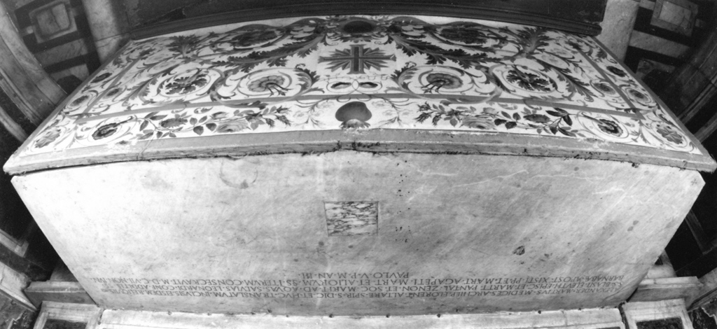 mensa d'altare - ambito romano (sec. XVI)