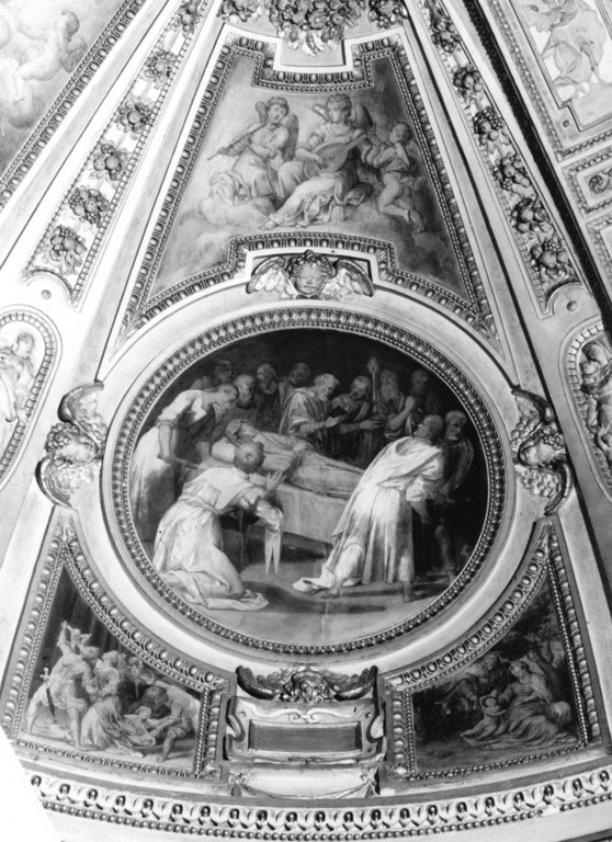 sepoltura della Madonna (dipinto) di Lomi Aurelio (sec. XVI)