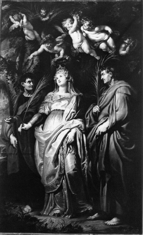 Santi (dipinto) di Rubens Pieter Paul (sec. XVII)