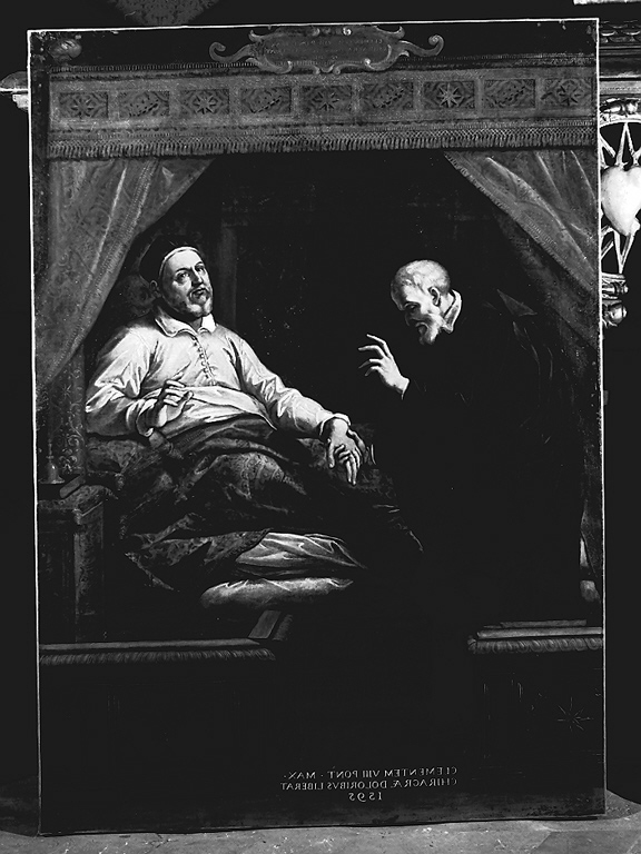 San Filippo Neri (dipinto) di Roncalli Cristoforo detto Pomarancio (sec. XVI)