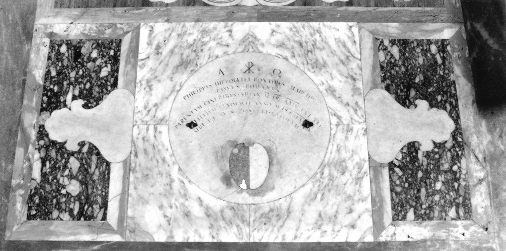 lapide - ambito romano (sec. XVIII)