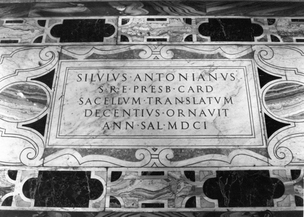 lapide - ambito romano (sec. XVII)