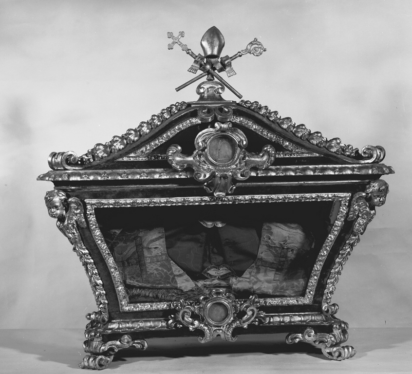 reliquiario - ambito romano (fine/inizio secc. XVII/ XVIII)