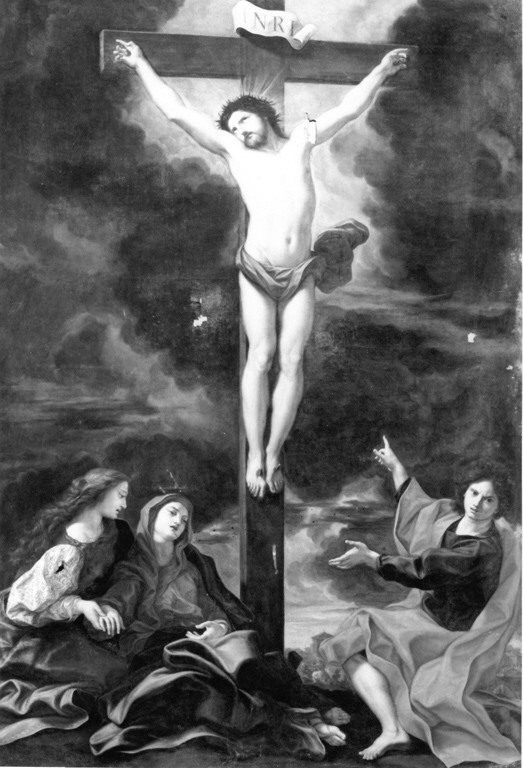 crocifissione (dipinto) di Gaulli Giovanni Battista detto Baciccio (sec. XVII)