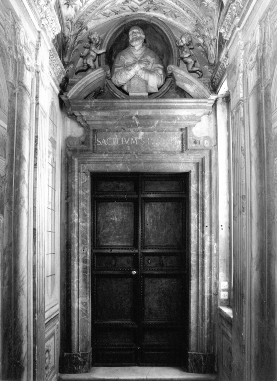 mostra di porta di Castelli Francesco detto Borromini (sec. XVII)