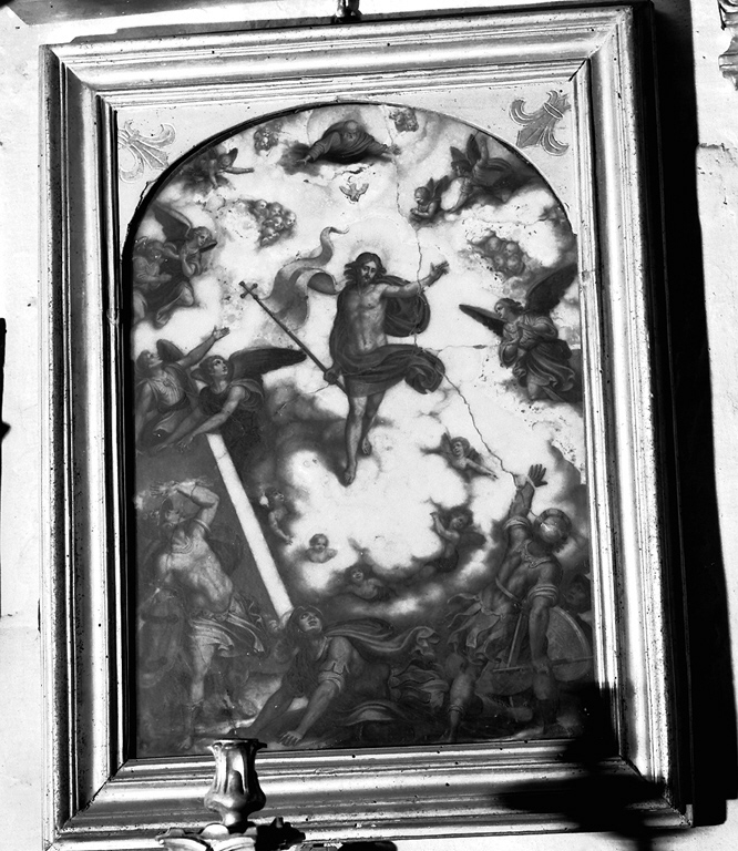 resurrezione di Cristo (dipinto) di Tempesta Antonio (attribuito) (fine/inizio secc. XVI/ XVII)