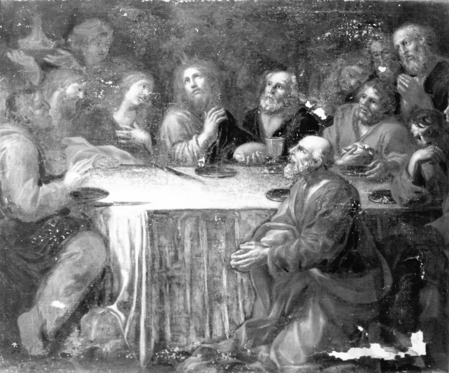 ultima cena (dipinto) di Baldi Lazzaro (sec. XVII)