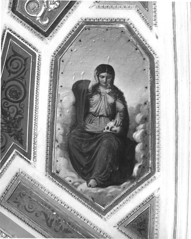 Santa Maria Maddalena penitente (soffitto dipinto, ciclo) di Hernandez Germano (sec. XIX)