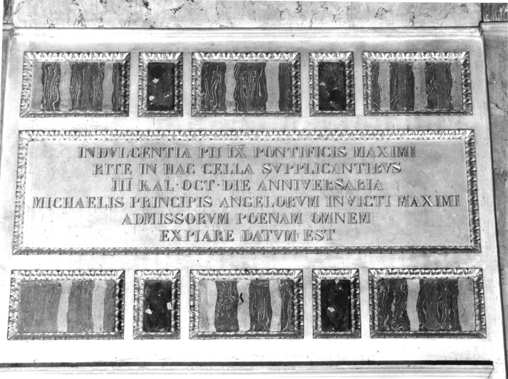 lapide documentaria - ambito romano (sec. XIX)