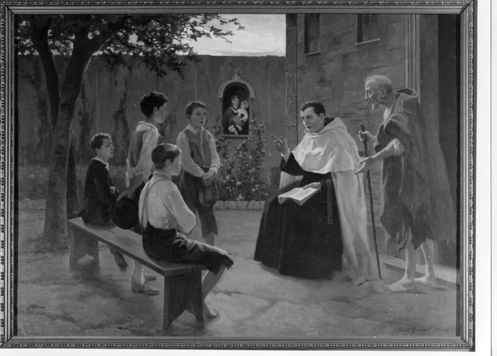 beato (dipinto) di Gonnella Giuseppe (sec. XX)