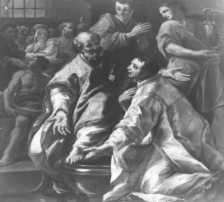 miracolo di San Lorenzo (dipinto) di Ricciolini Michelangelo (sec. XVII)