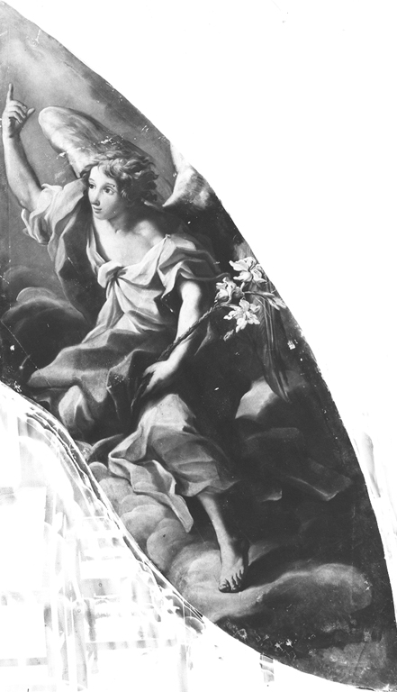 angelo annunciante (dipinto) di Ricciolini Michelangelo (sec. XVII)
