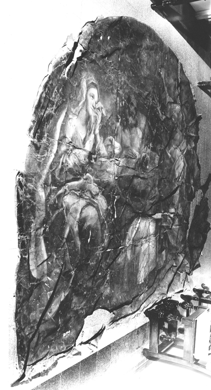 morte di San Giuseppe (dipinto) di Ricciolini Michelangelo (sec. XVII)