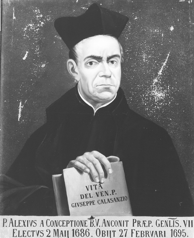 ritratto di Padre Alessio della Concezione (dipinto) di Serra Auqui Giacomo (sec. XIX)