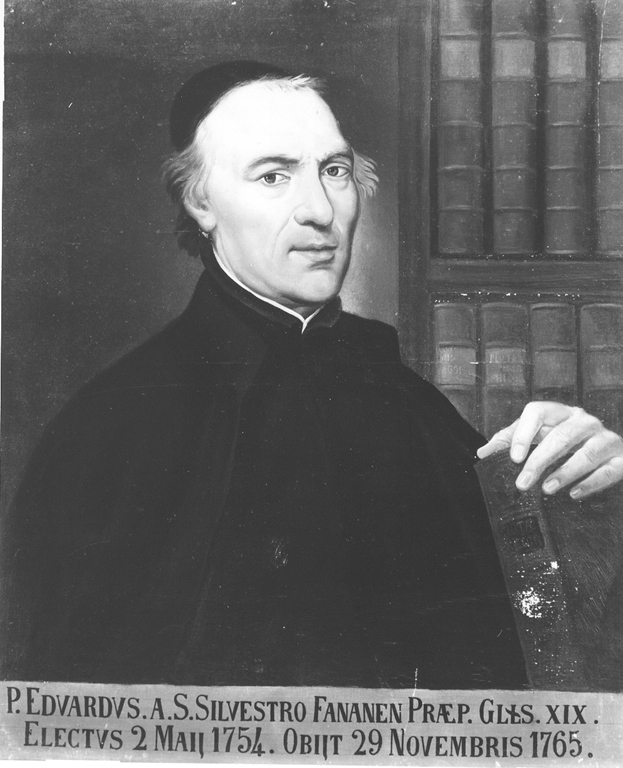 ritratto di Padre Eduardo di San Silvestro (dipinto) di Serra Auqui Giacomo (sec. XIX)