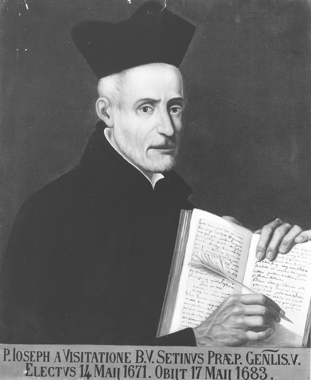 ritratto di Padre Giuseppe della Visitazione (dipinto) di Serra Auqui Giacomo (sec. XIX)