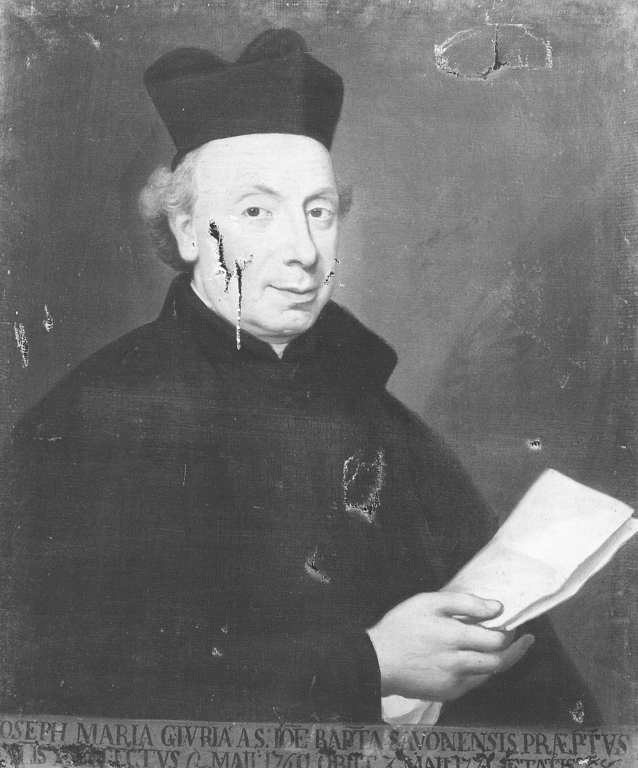 ritratto di Padre Giuseppe Maria Giuria di San Giovanni Battista (dipinto) di Serra Auqui Giacomo (sec. XIX)