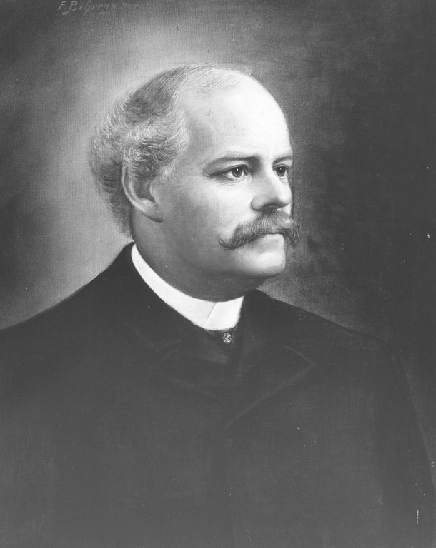 ritratto d'uomo (dipinto) di Behrens Ferdinand (sec. XX)