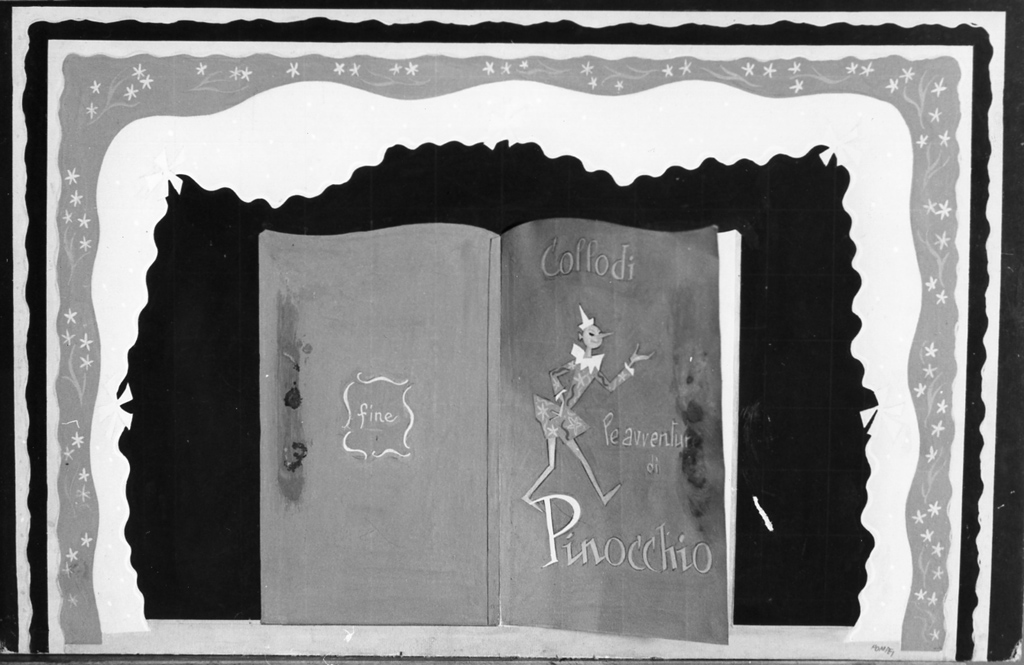 libro aperto (dipinto) di Pompei Mario (sec. XX)