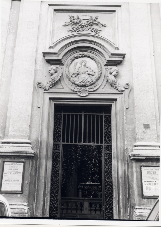 Sant'Agata; cherubini (decorazione plastica) di Ferrari Francesco (secondo quarto sec. XVIII)