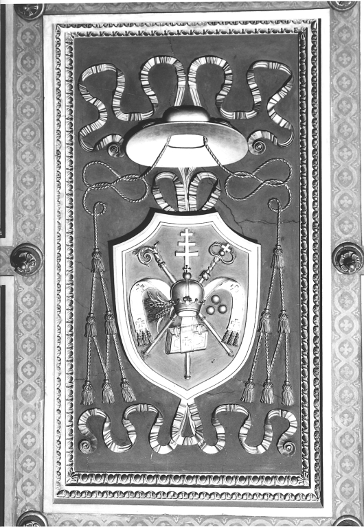 stemma capitolare (rilievo) di Servi Gaspare, Cocca Filippo, Celli Giovan Battista (sec. XIX)