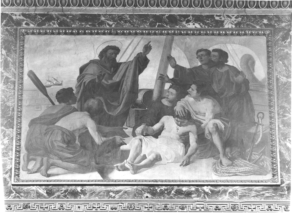 San Nicola resuscita il marinaio (dipinto) di Guidi Guido (sec. XIX)