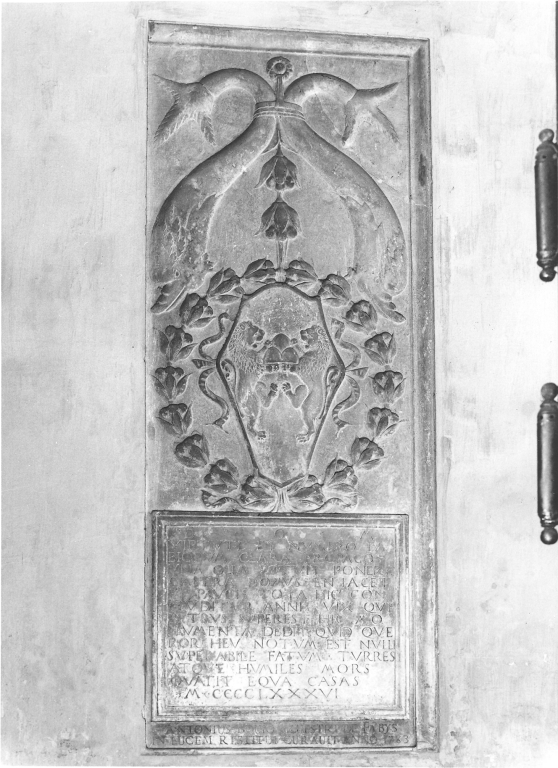 stemma gentilizio della famiglia Fabi (rilievo) - bottega romana (sec. XV)