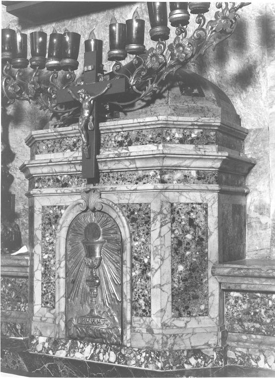 altare - a mensa di Medici Luigi (attribuito) (sec. XIX)